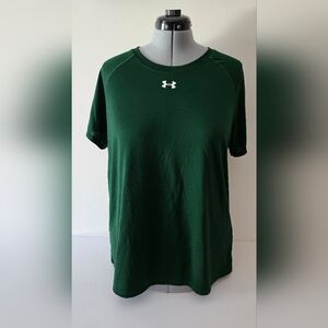 Under Armour HeatGear Loose Fit Performance T-Shirt Forest Green Men’s 2XL